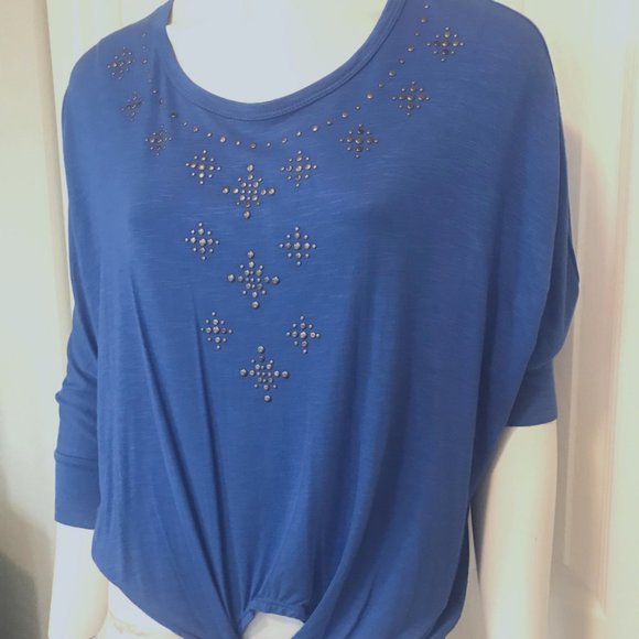 Pullover Studded Blouse Size PL - Picture 1 of 9